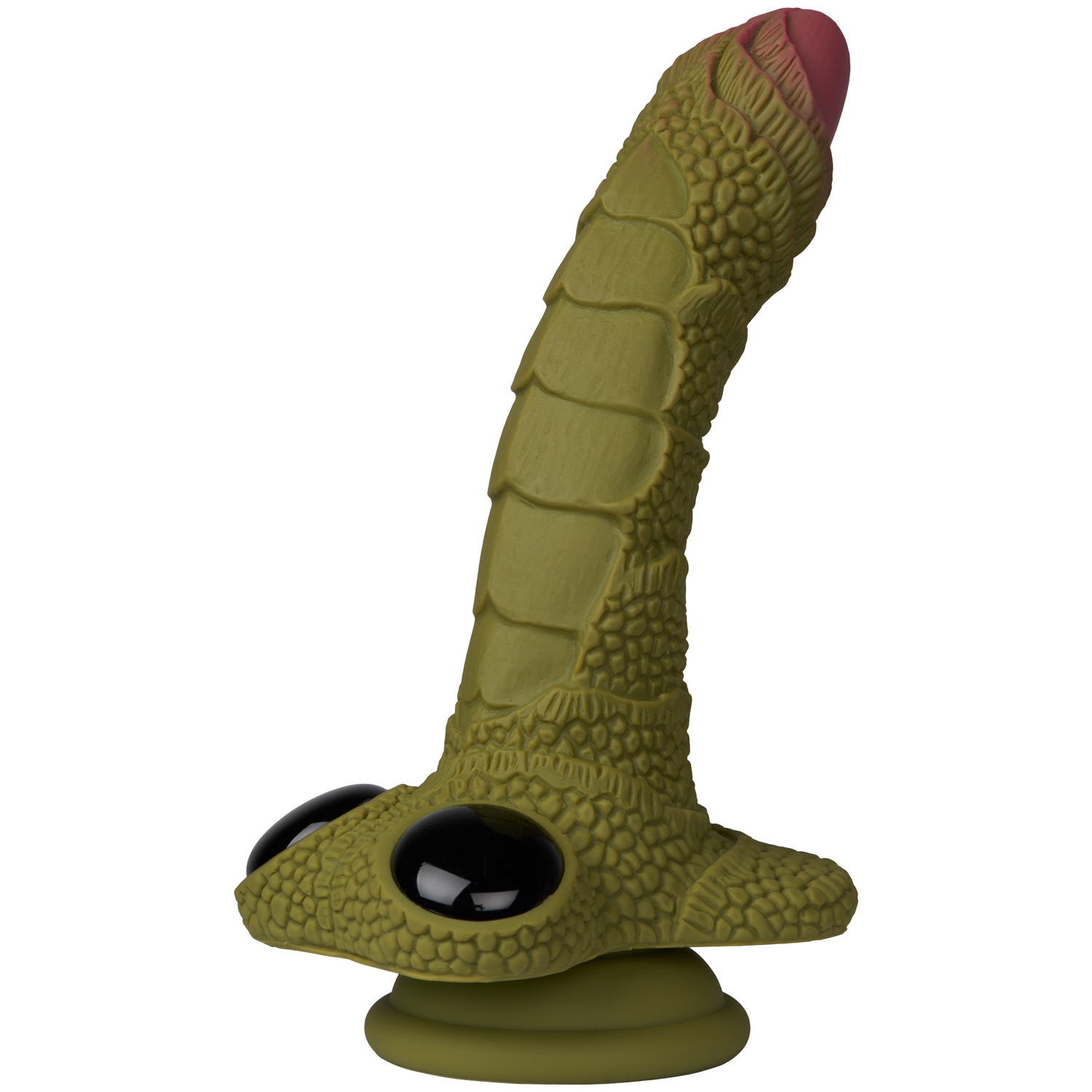 Creature Cocks Scaly Swamp Monster Silikon Dildo 23,8 cm - Grön