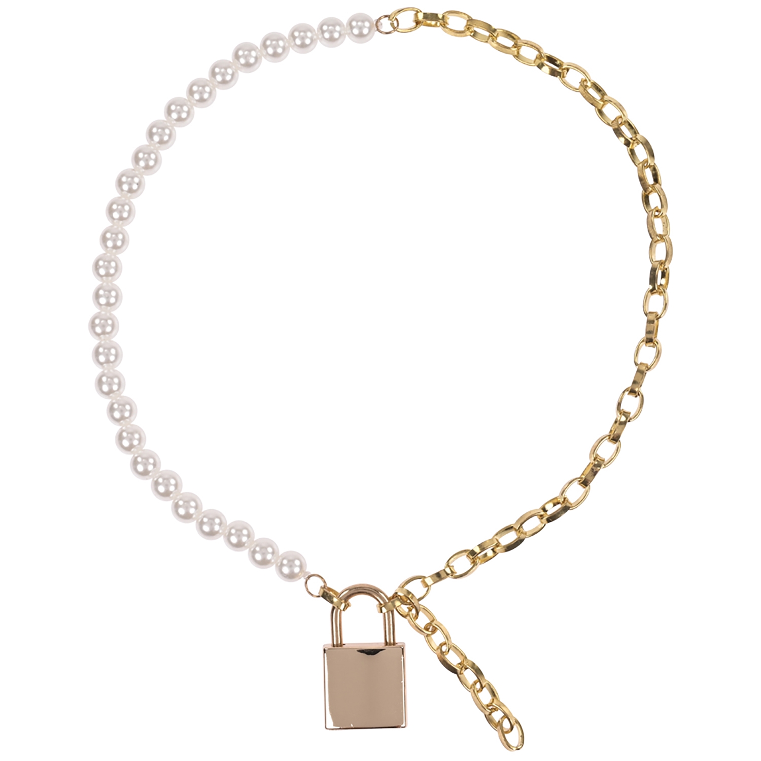 Sex & Mischief Perlenhalsband mit Schloss var 2