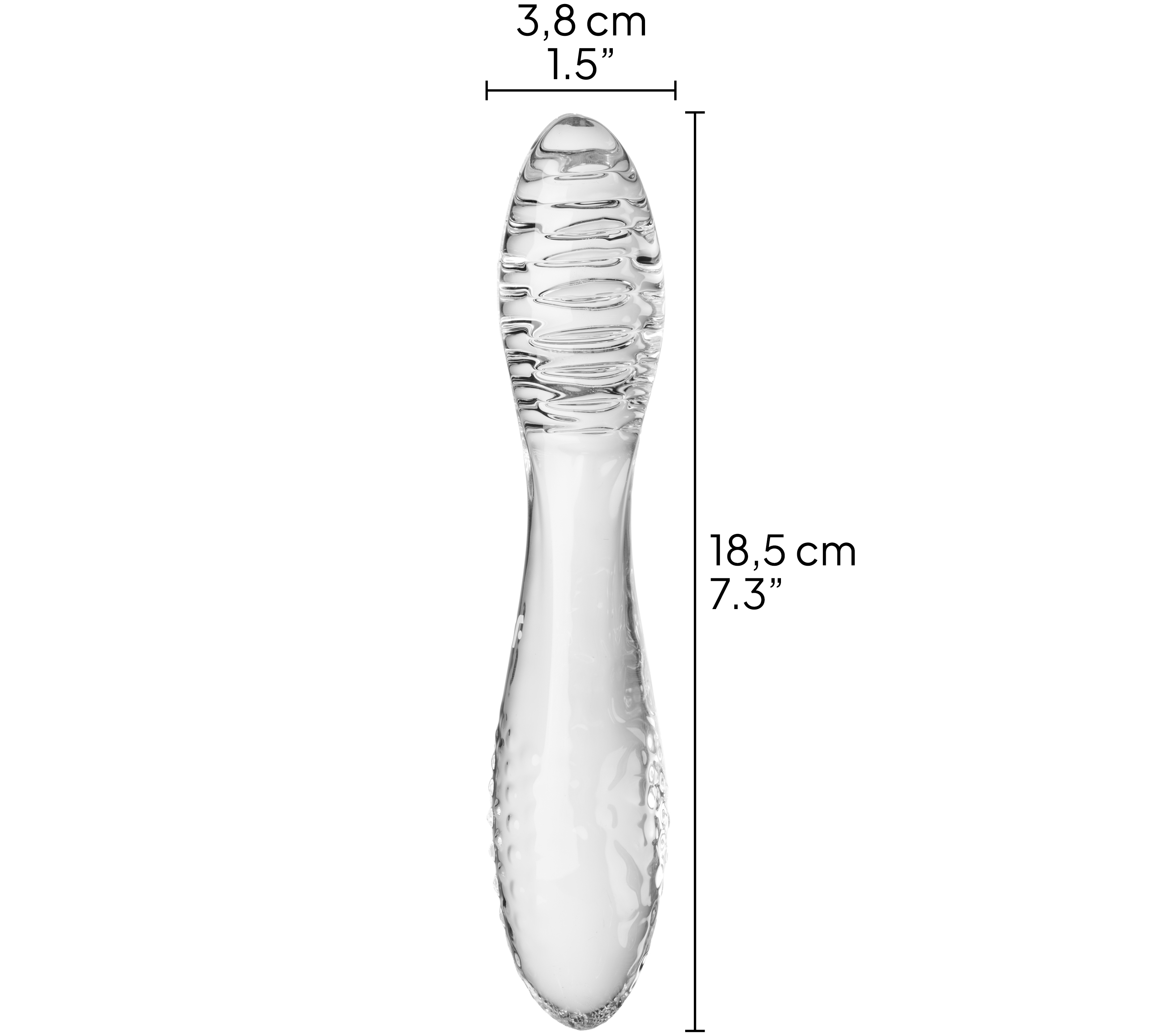 Satisfyer Dazzling Crystal 2 Glass Dildo 18.5 cm var 2