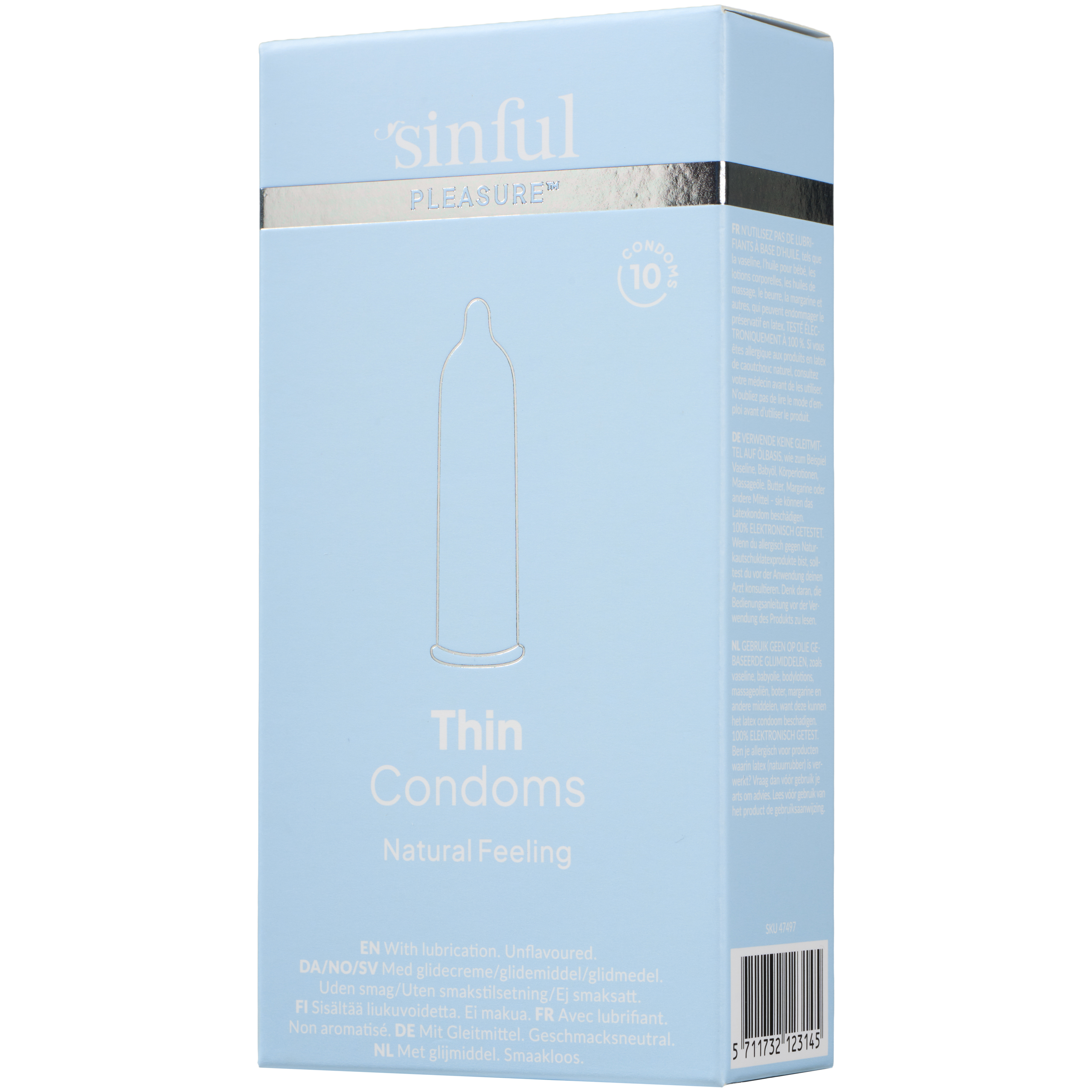 Sinful Pleasure Thin Condoms 10 pcs var 1