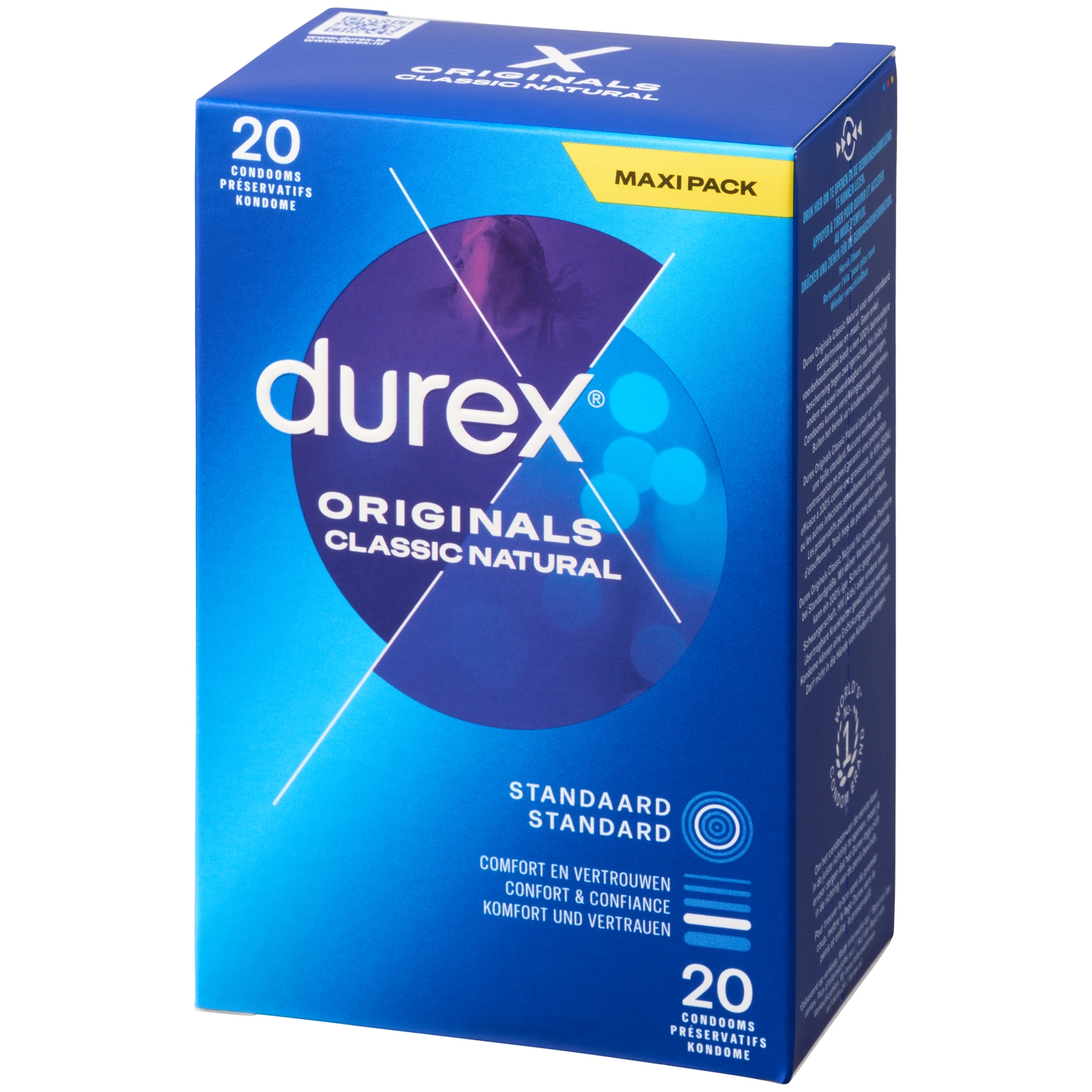 Durex Originals Classic Natural Kondomer 20-pack