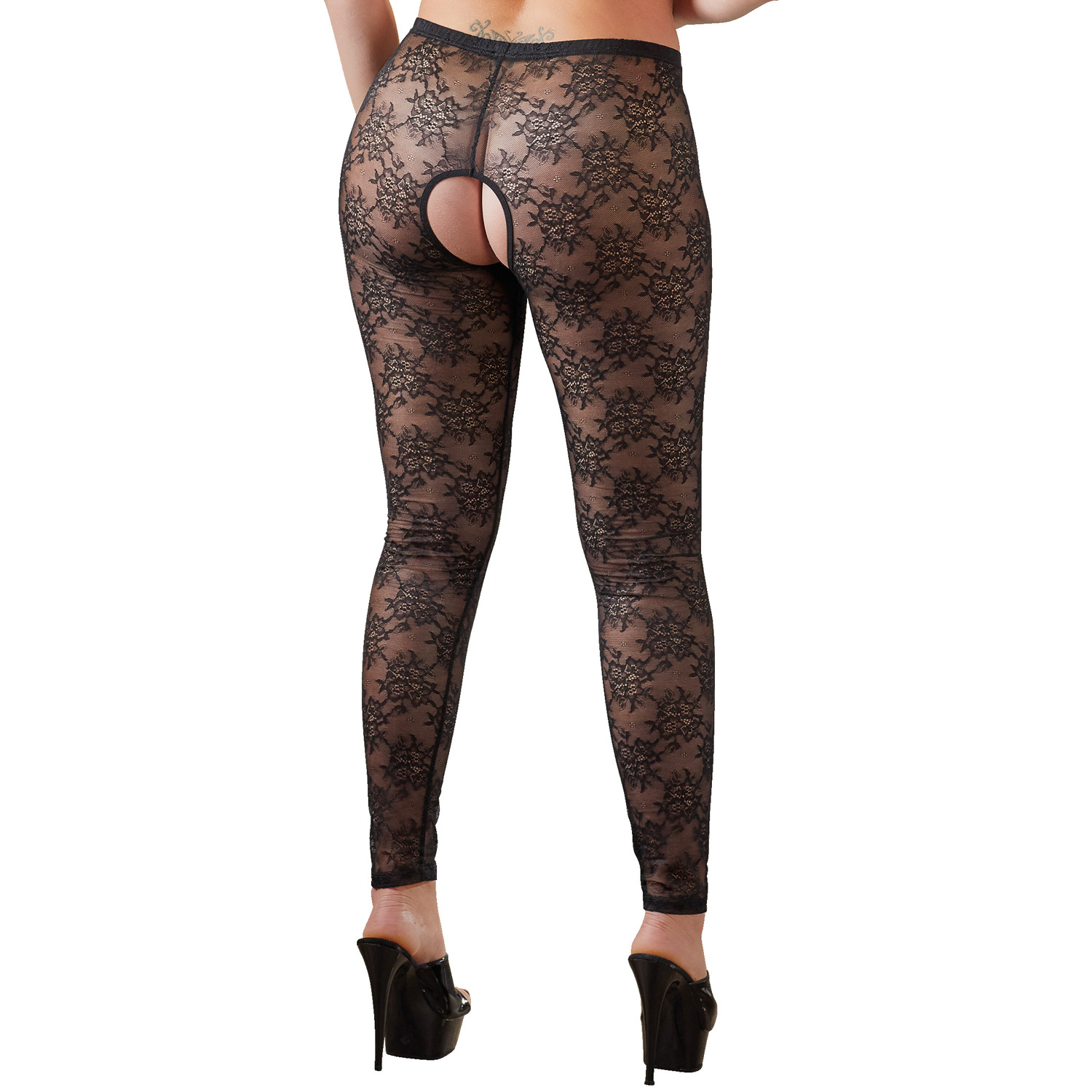 Cottelli Leggings med Spets Plus Size 1