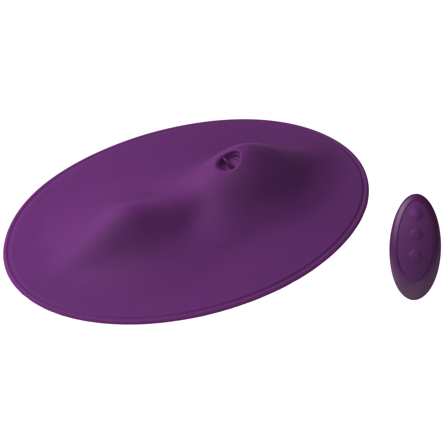 Vibepad2 Fjernbetjent Håndfri Stimulator Pad - Purple thumbnail
