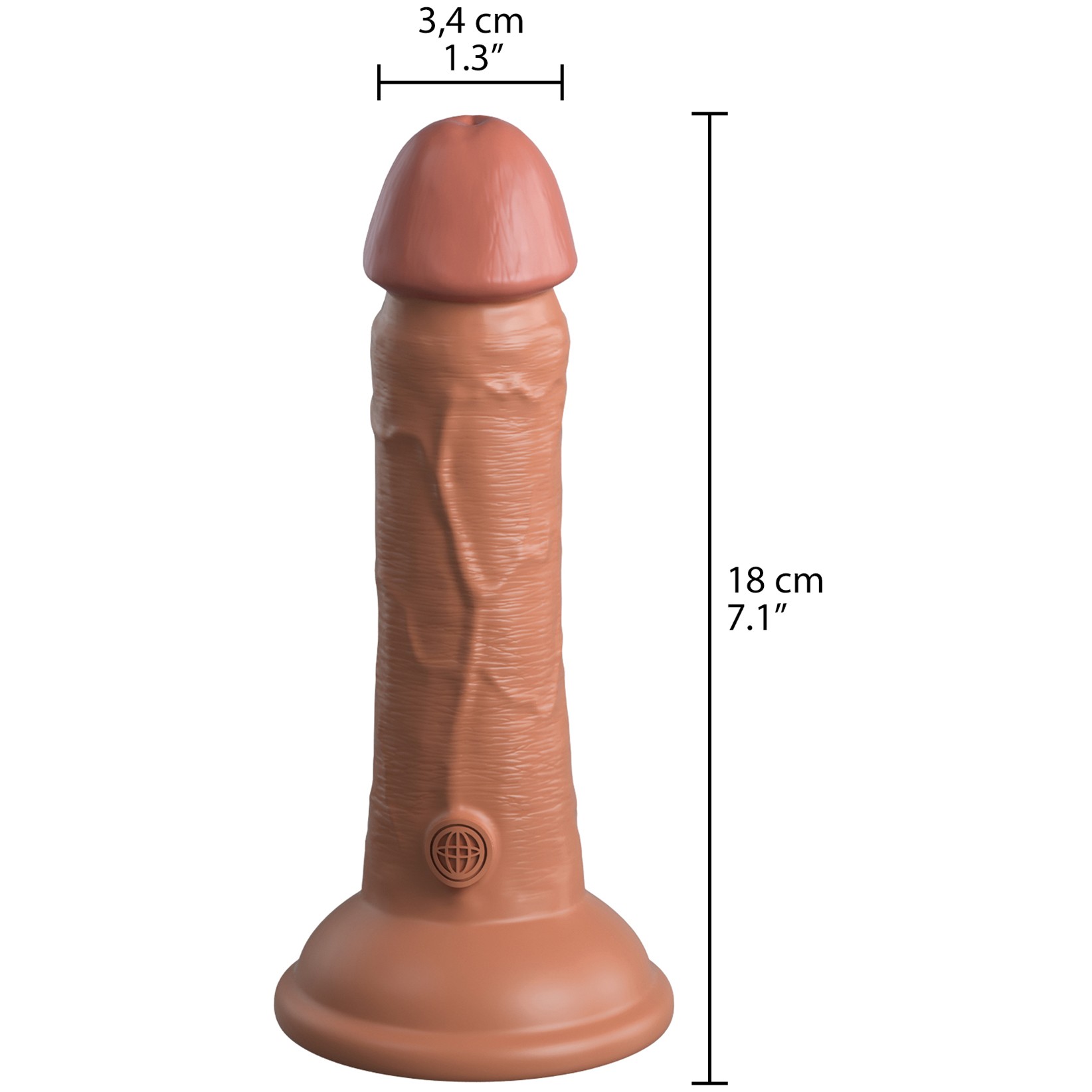 King Cock Elite Dual Density Silikonidildo 18 cm 1