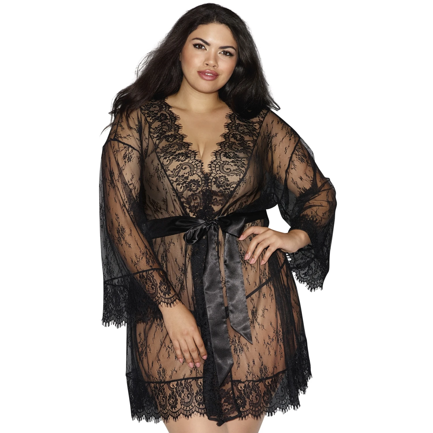 Dreamgirl Blonde Kimono Plus Size var 1