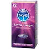 Skins Extra Large Kondomer 12-pack - Klar