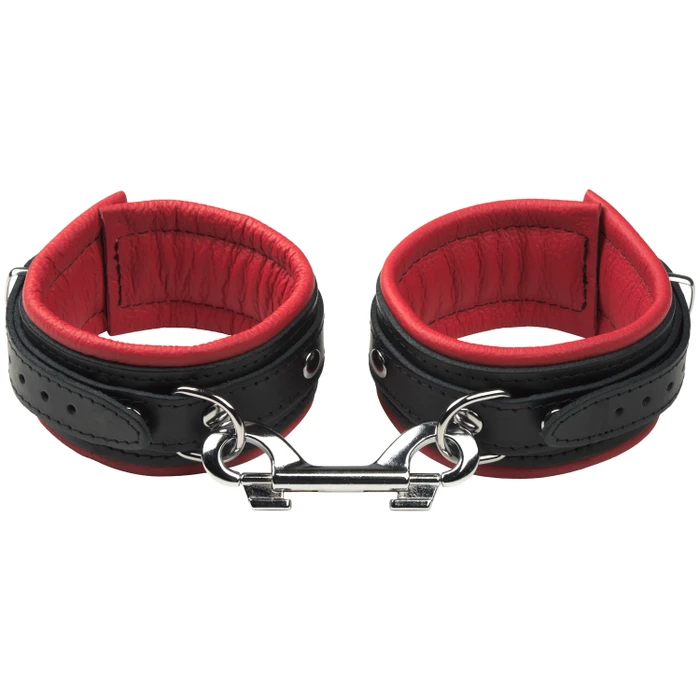 SToys Leather Ankle Cuffs Red var 1