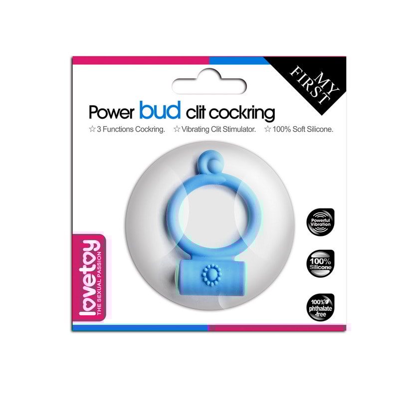 Lovetoy Powerbud Vibrerende Silikone Penisring 1
