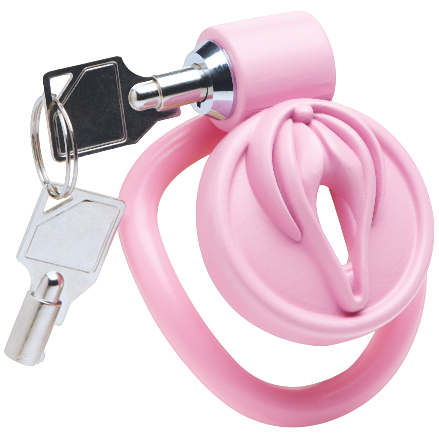 Master Series Pussification Vulva Locking Chastity Cage var 2