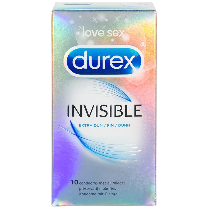 Durex Invisible Ekstra Tynne Kondomer 10 stk var 1