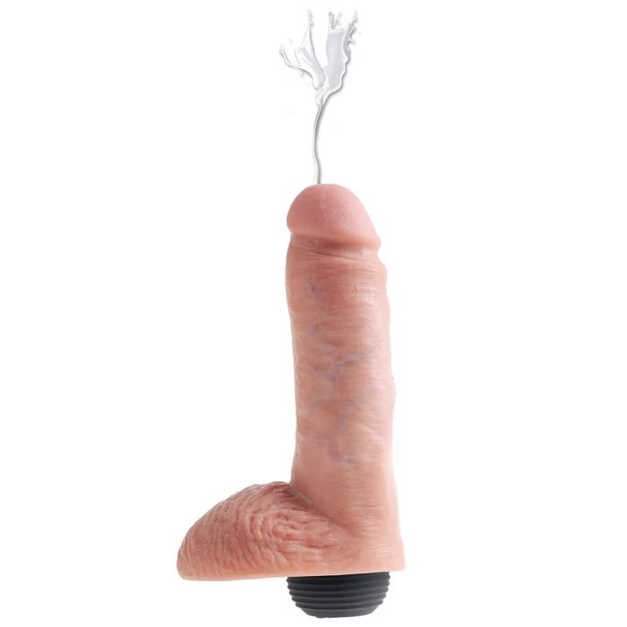 King Cock Realistic Ejaculating Dildo 7.9 inches var 1