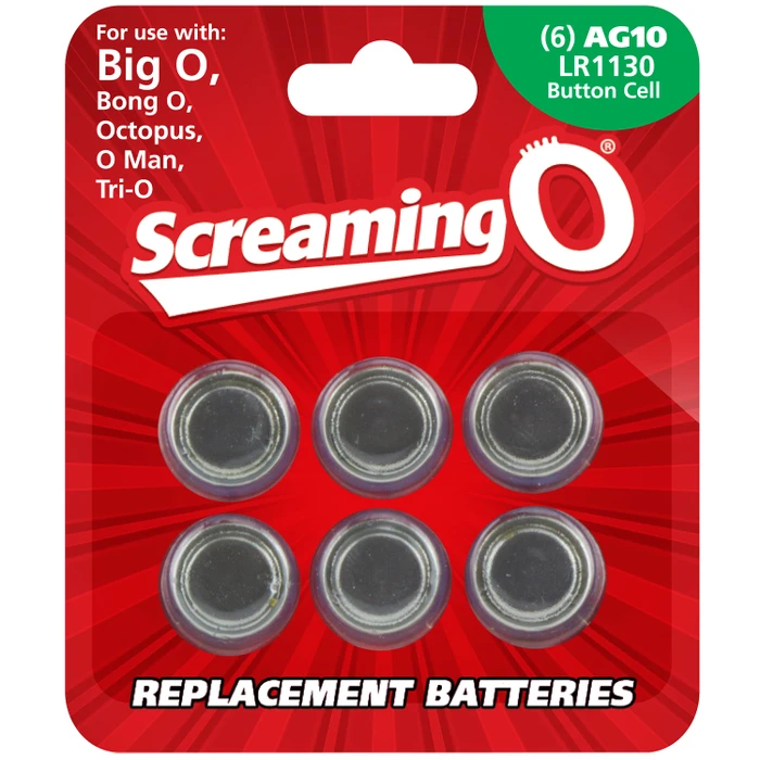 Screaming O Batterier AG10 LR1130 6-Pack var 1