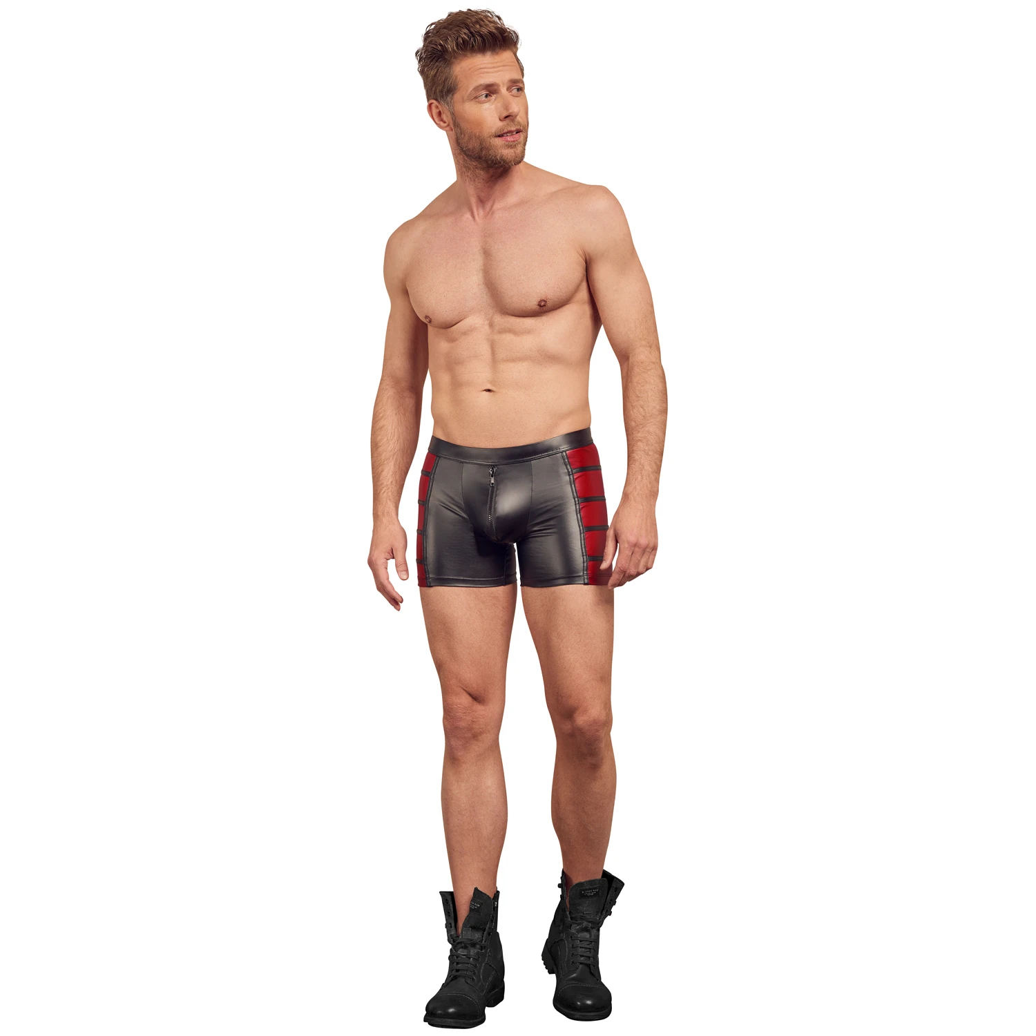NEK Rød boxershorts med glidelås 1