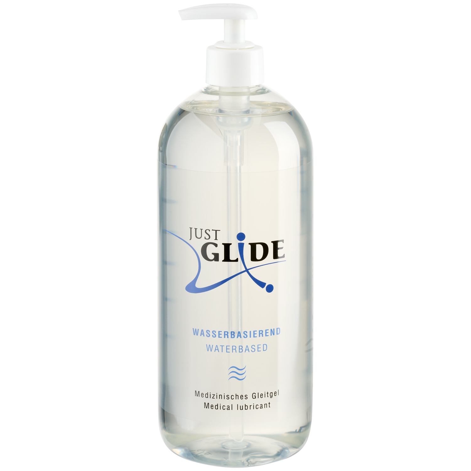 Just Glide Vandbaseret Glidecreme 1000 ml - Clear