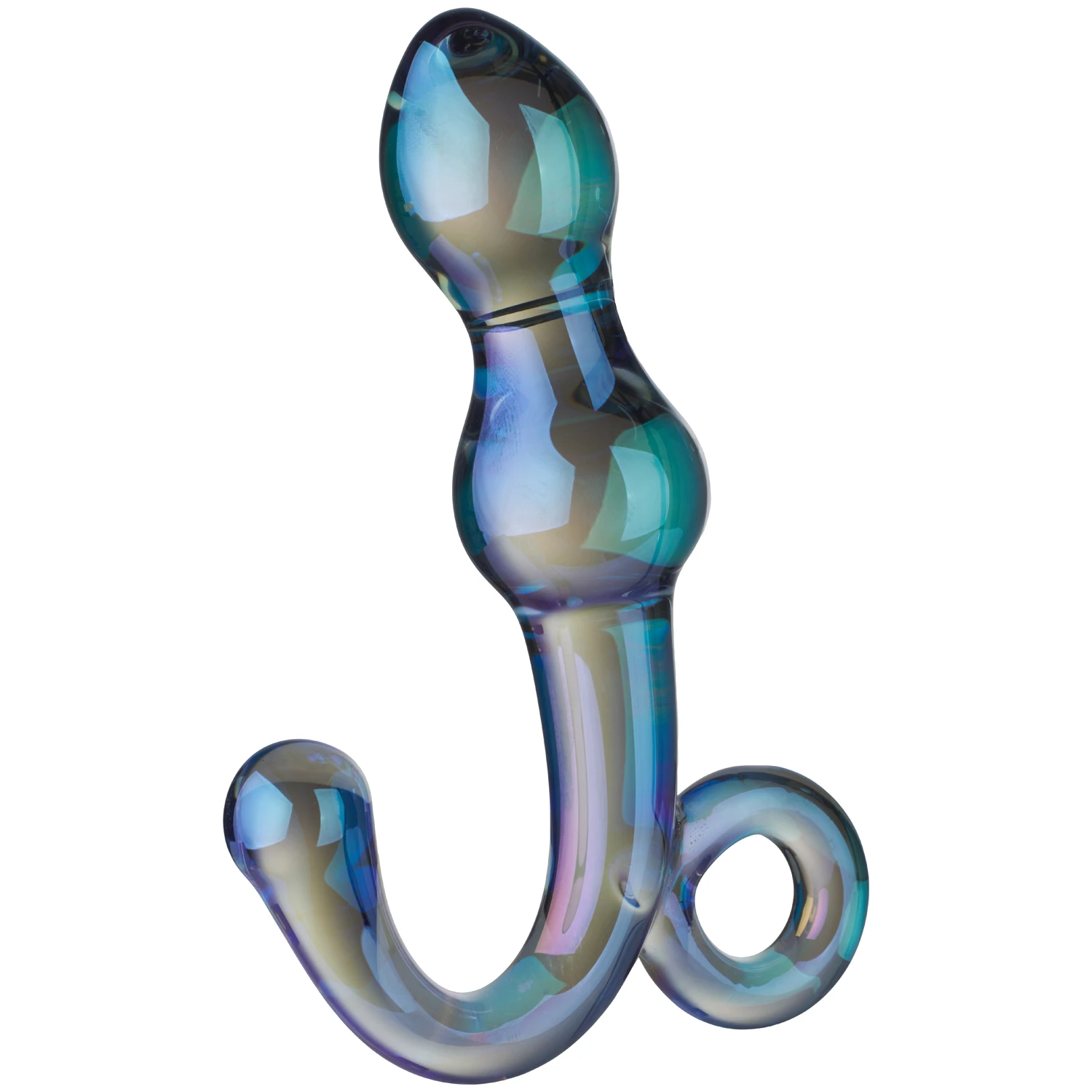 Sinful Chromatic Blue Glass Analplugg 1