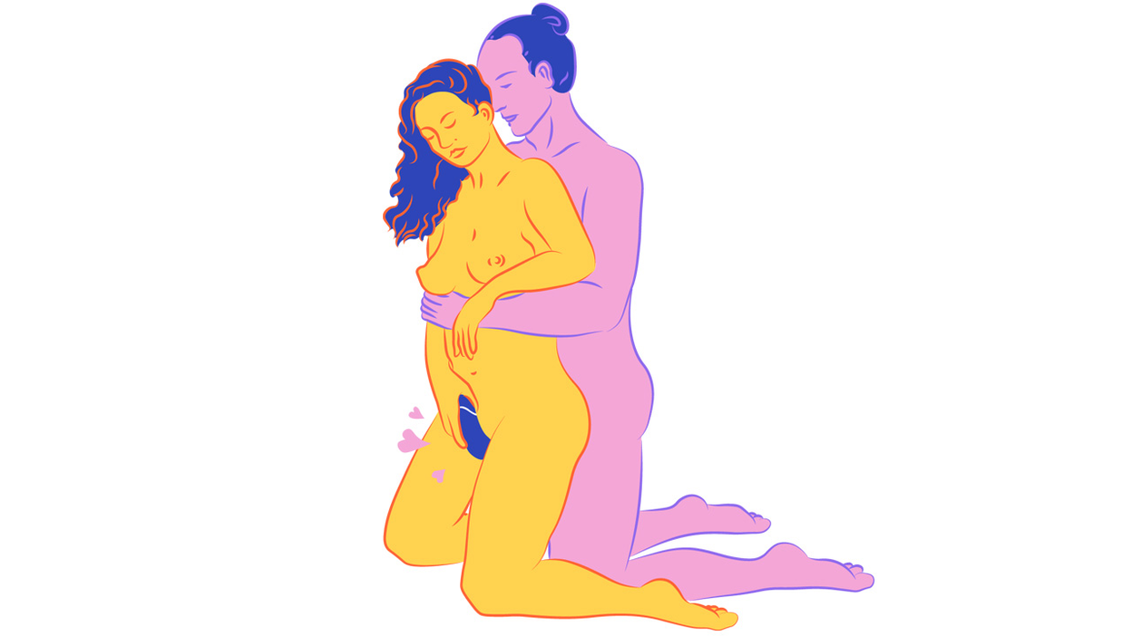 Illustration d'un couple en levrette