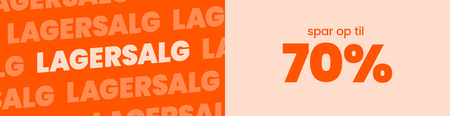 Lagersalg - Spar op til 70%