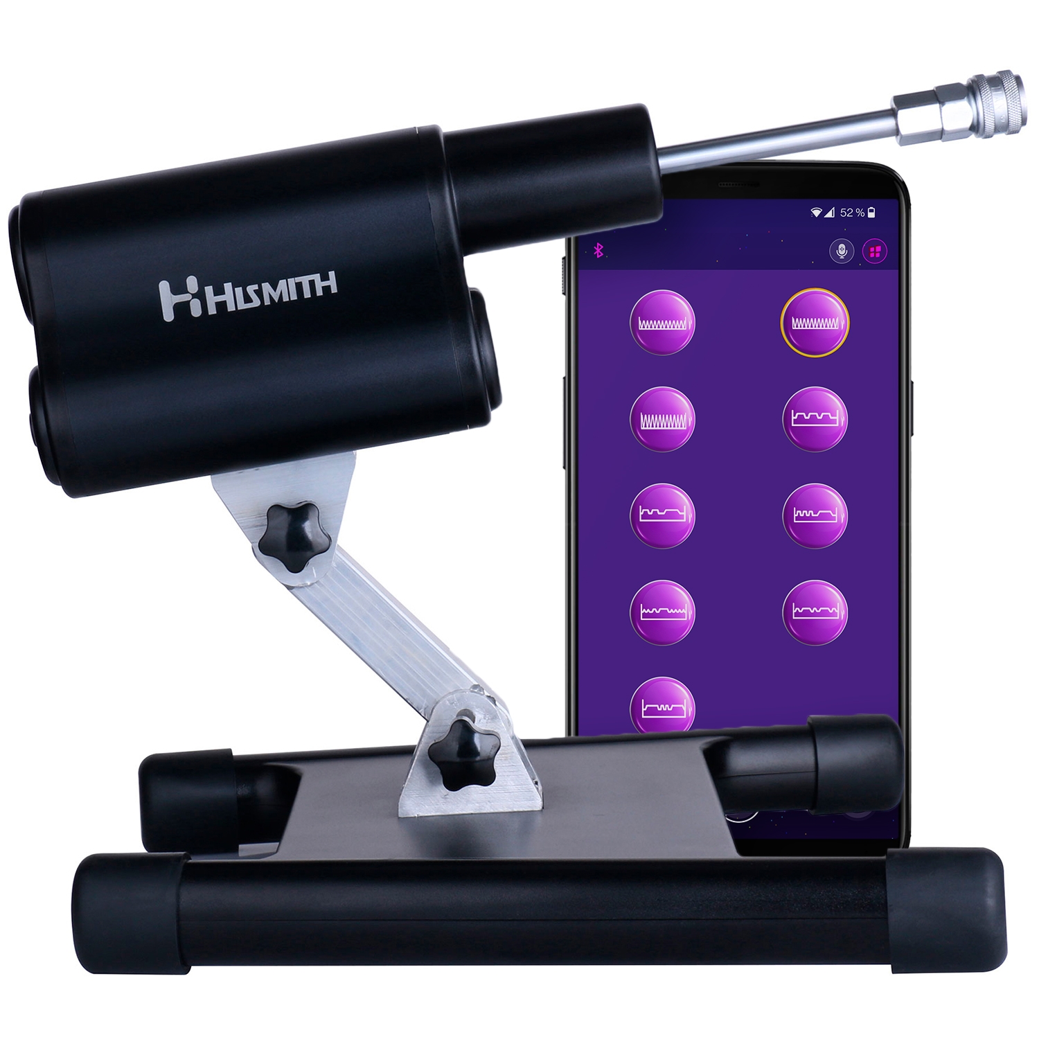 Hismith Premium 3 App-Styret Sexmaskine 2.0 - Black