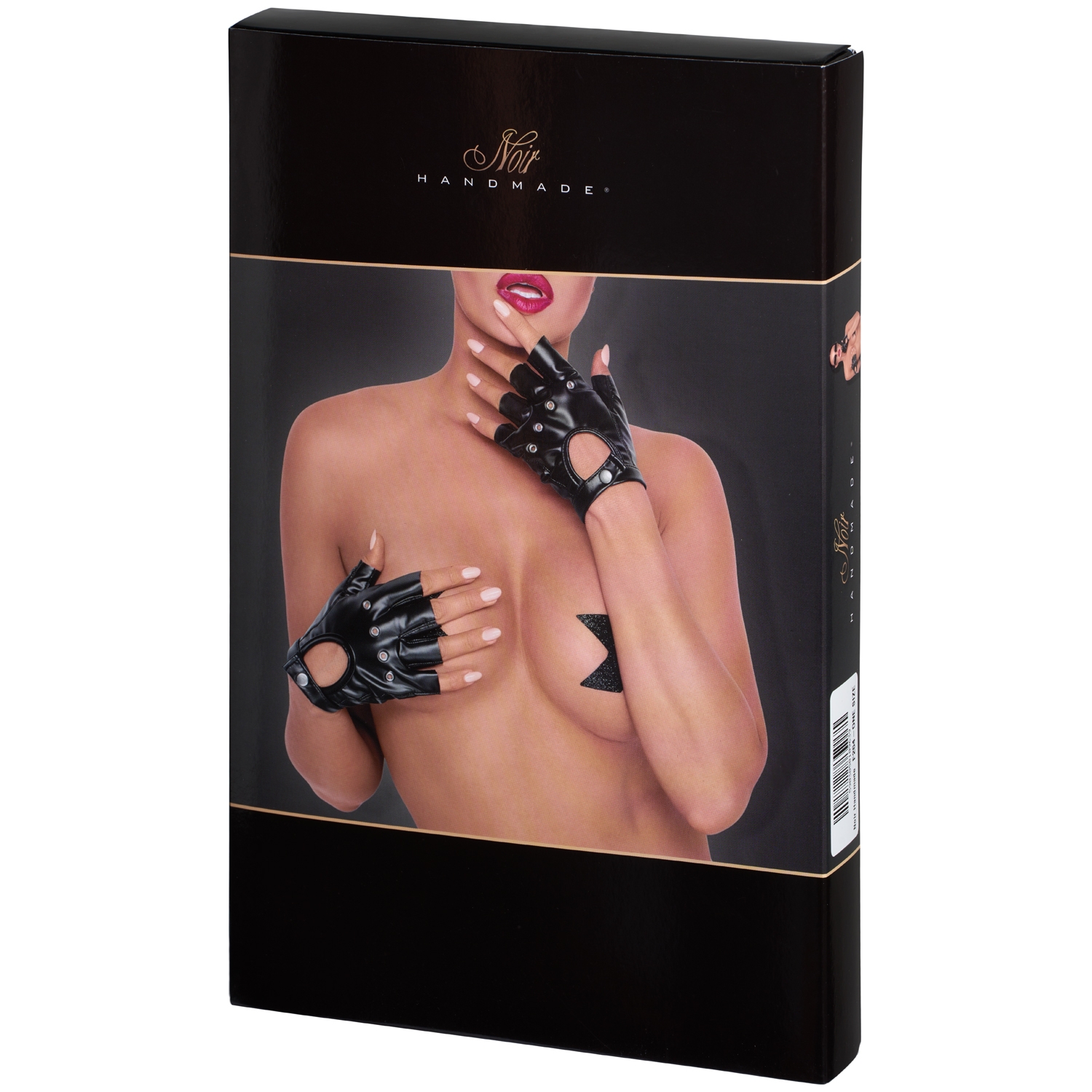 Noir Handmade Powerwetlook Handschuhe 1