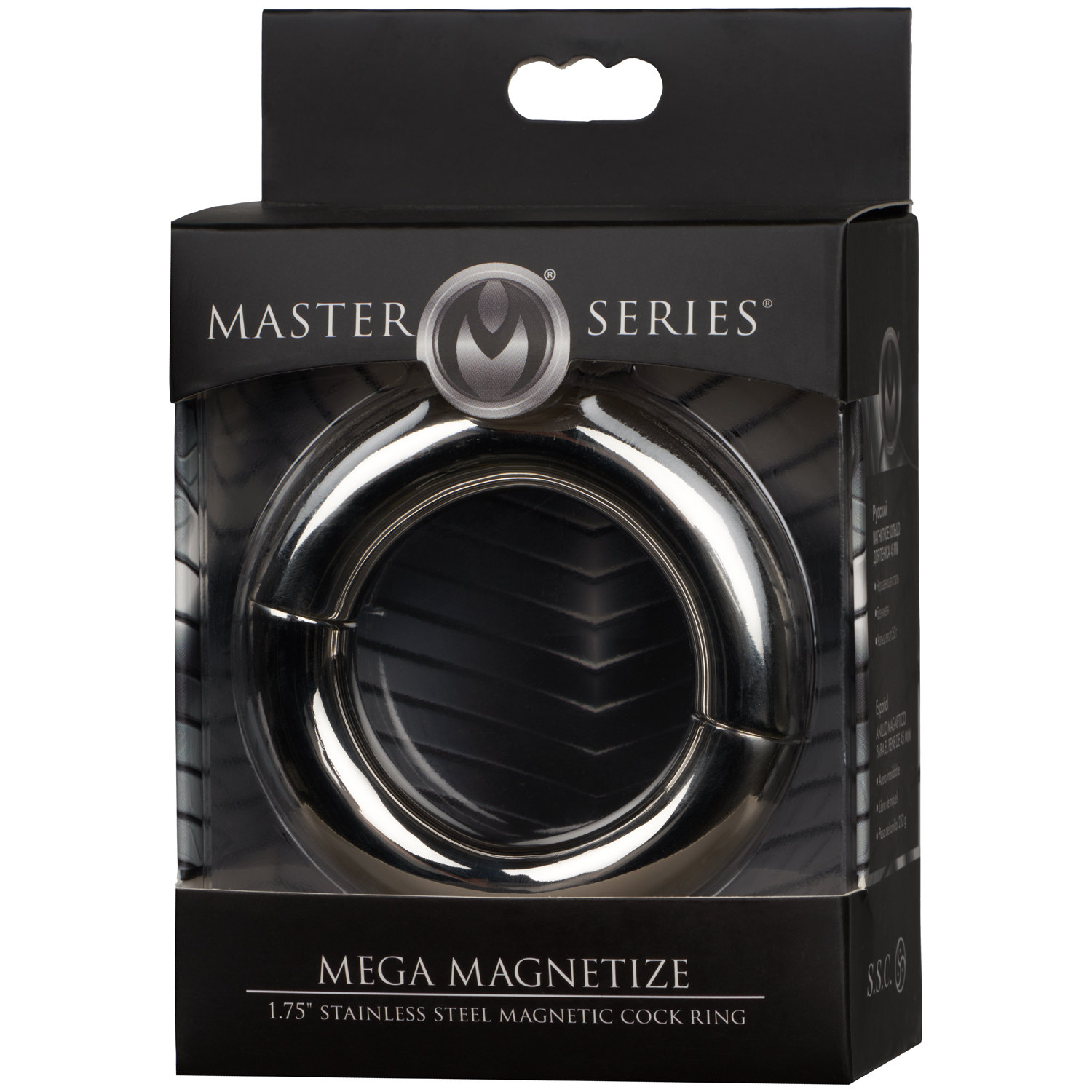 Master Series Mega Magnetize Magnetischer Penisring aus Edelstahl | Sinful