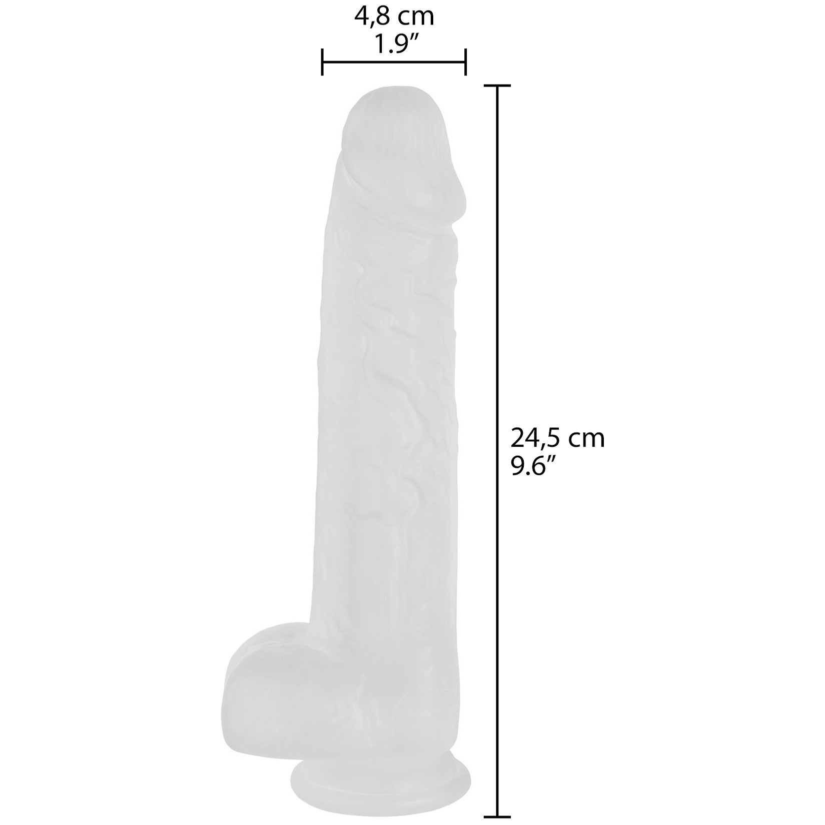 Willie City Classic Realistic Dildo 24.5 cm var 2