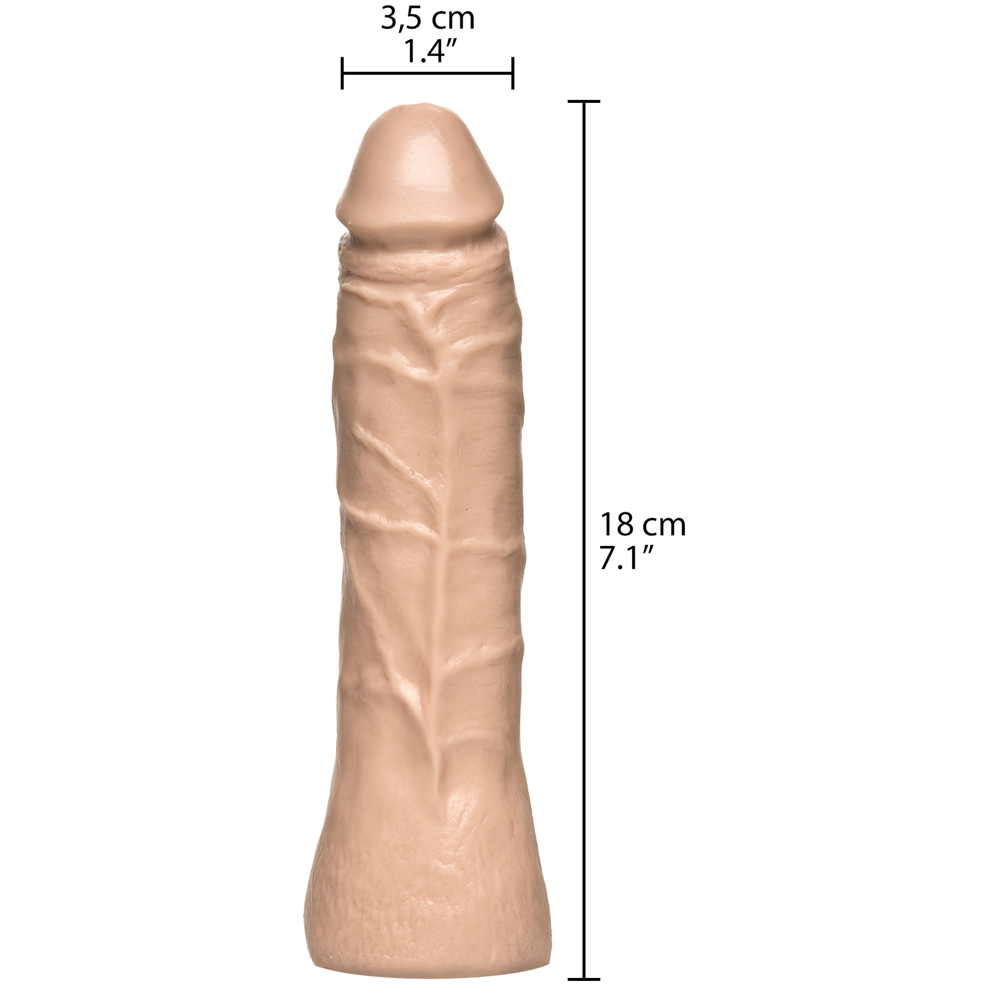 Vac-U-Lock Dong Dildo 18 cm var 2