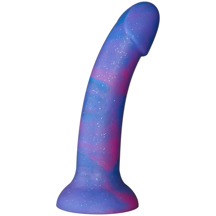 baseks Blue Galaxy Silikone Dildo 18 cm var 1