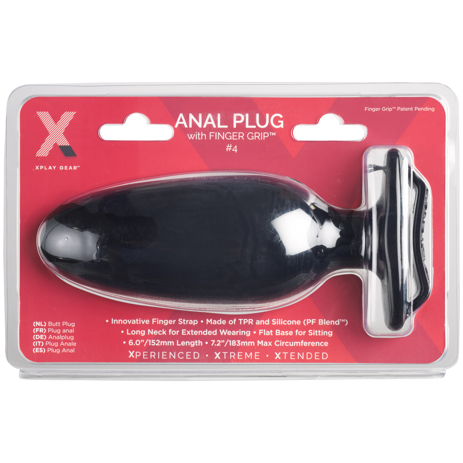 Perfect Fit Finger Grip Plug Size 4 - Buy here - Sinful.com Perfect Fit Finger Grip Plug Size 4 - Buy here - Sinful.com