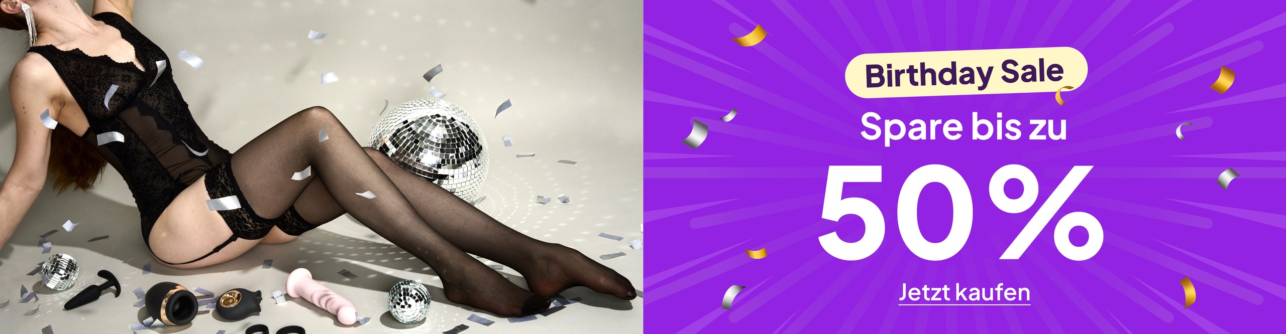 Birthday Sale - Spare bis zu 50%