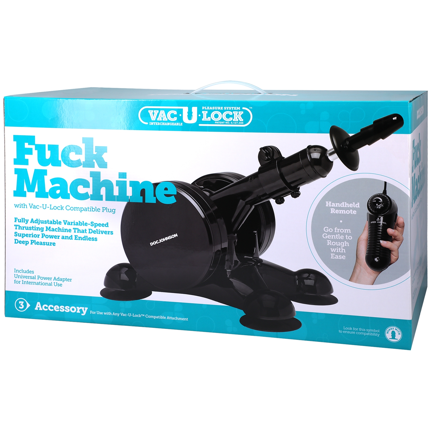 Vac-U-Lock Fuck Machine Télécommandé - Sinful.fr