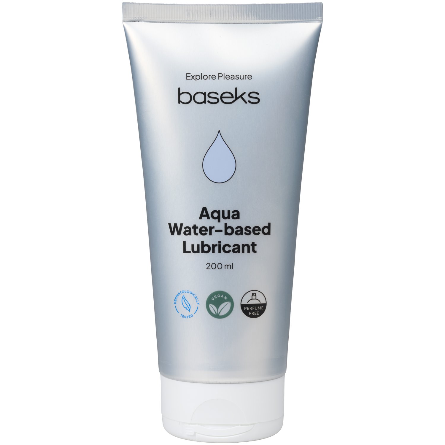 Baseks Aqua Glide Vandbaseret Glidecreme 200 ml - Klar