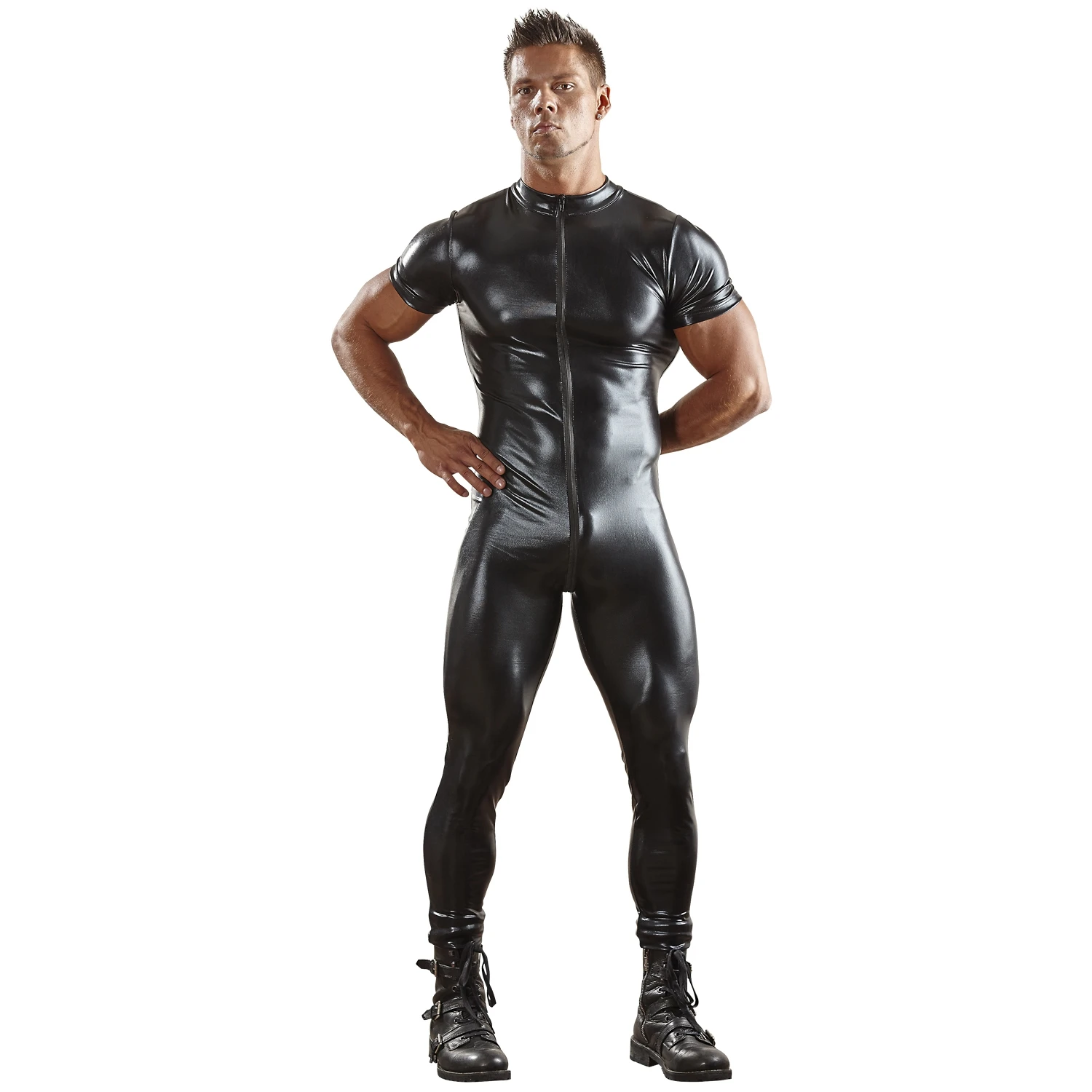 Svenjoyment Wetlook Jumpsuit var 1