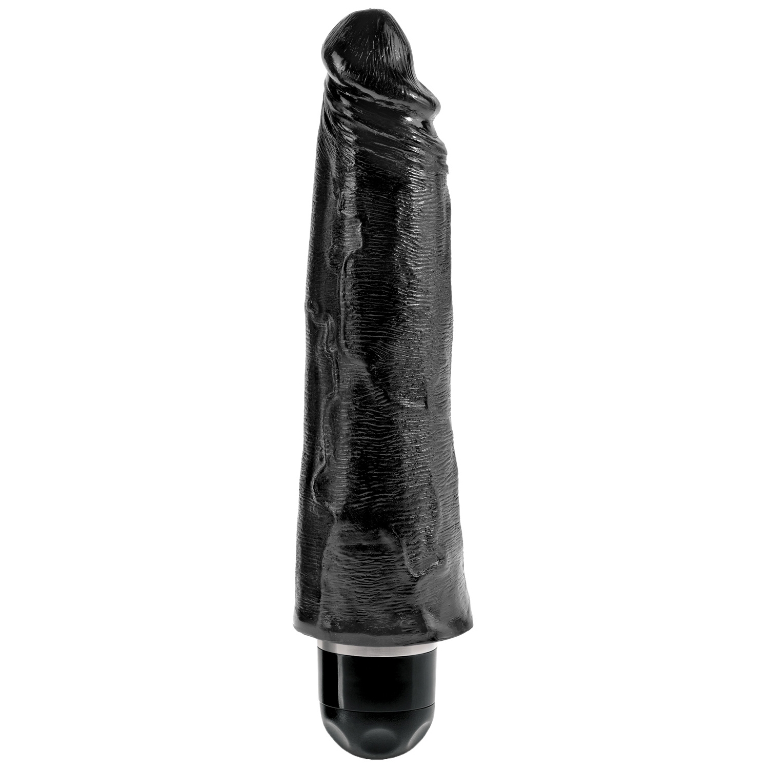 King Cock Stiffy Vibrerende Dildo 23,3 cm - Black