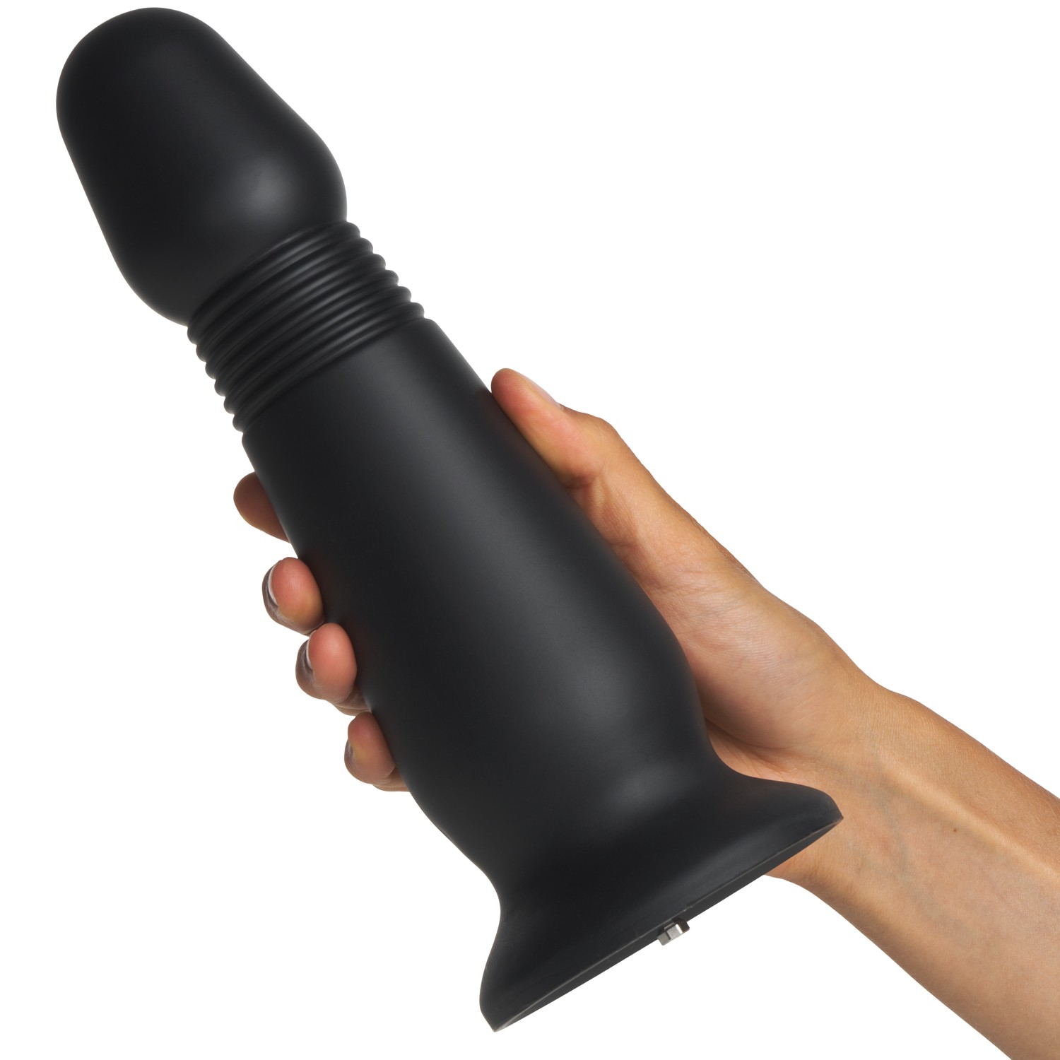 Hismith Sort KlicLok Garnet Dildo 25,5 cm 1
