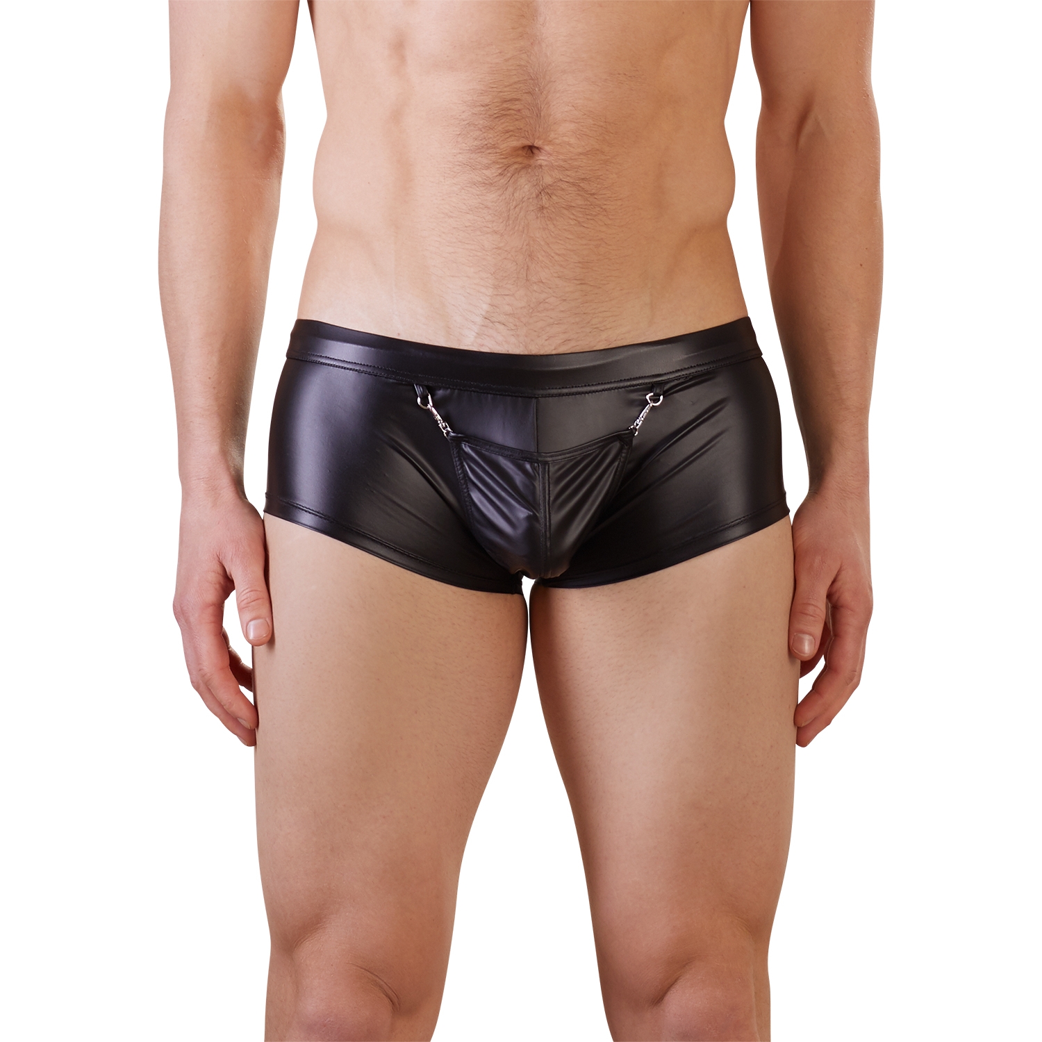 NEK Wetlook Boxer Shorts - Black - L
