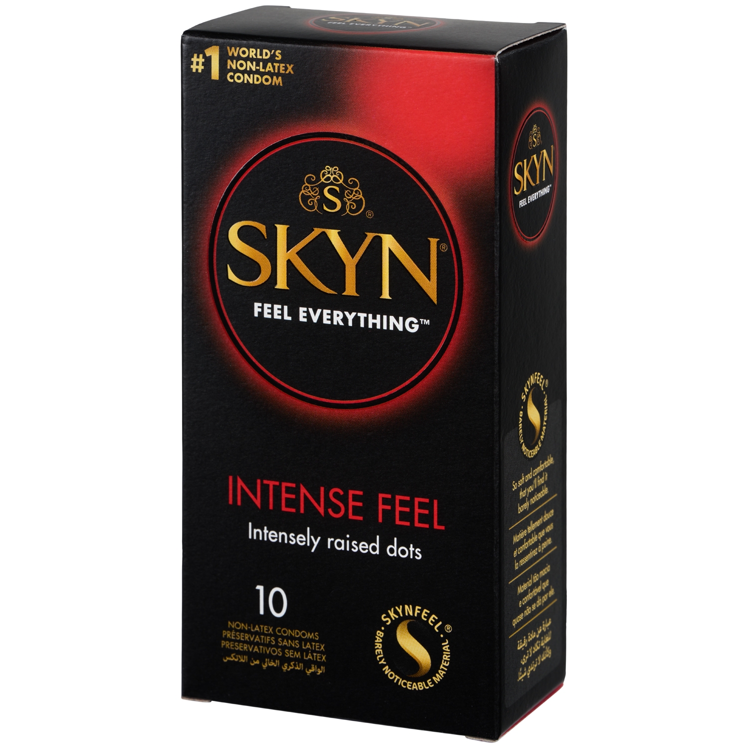 Skyn Intense Feel Latexfri Kondomer 10 stk - Clear