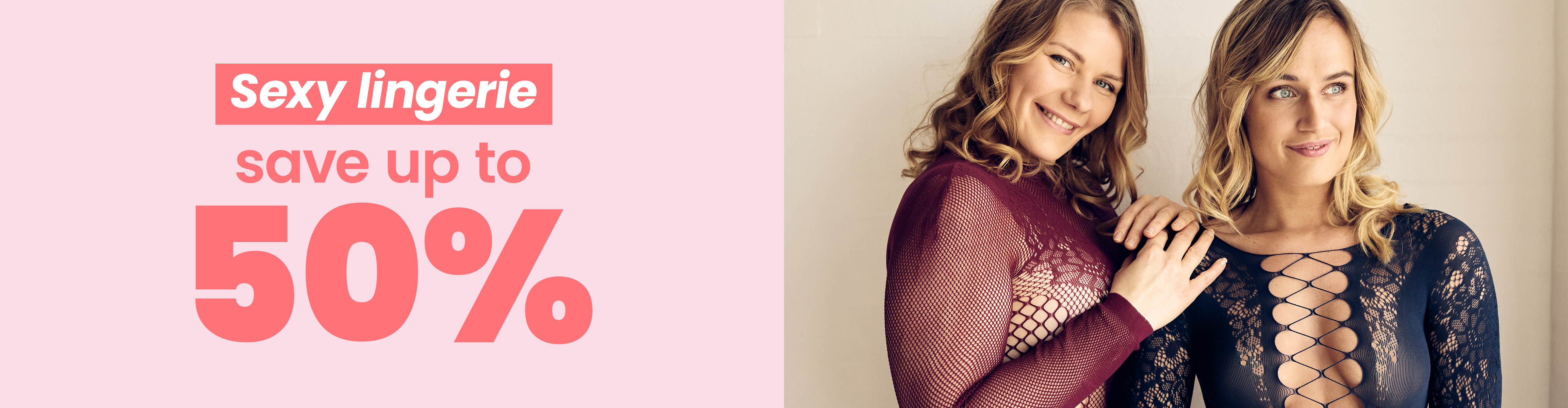 Sexy lingerie - save up to 50% desktop