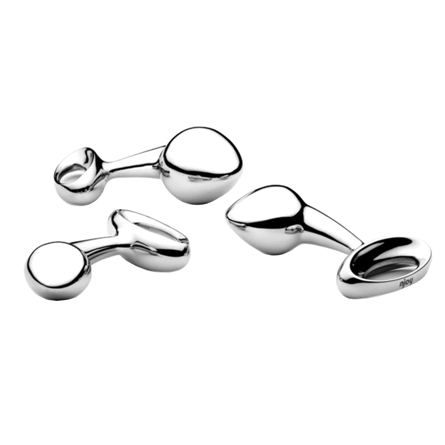 Njoy Pure Stahl-Analplug Medium 8,5 cm 1