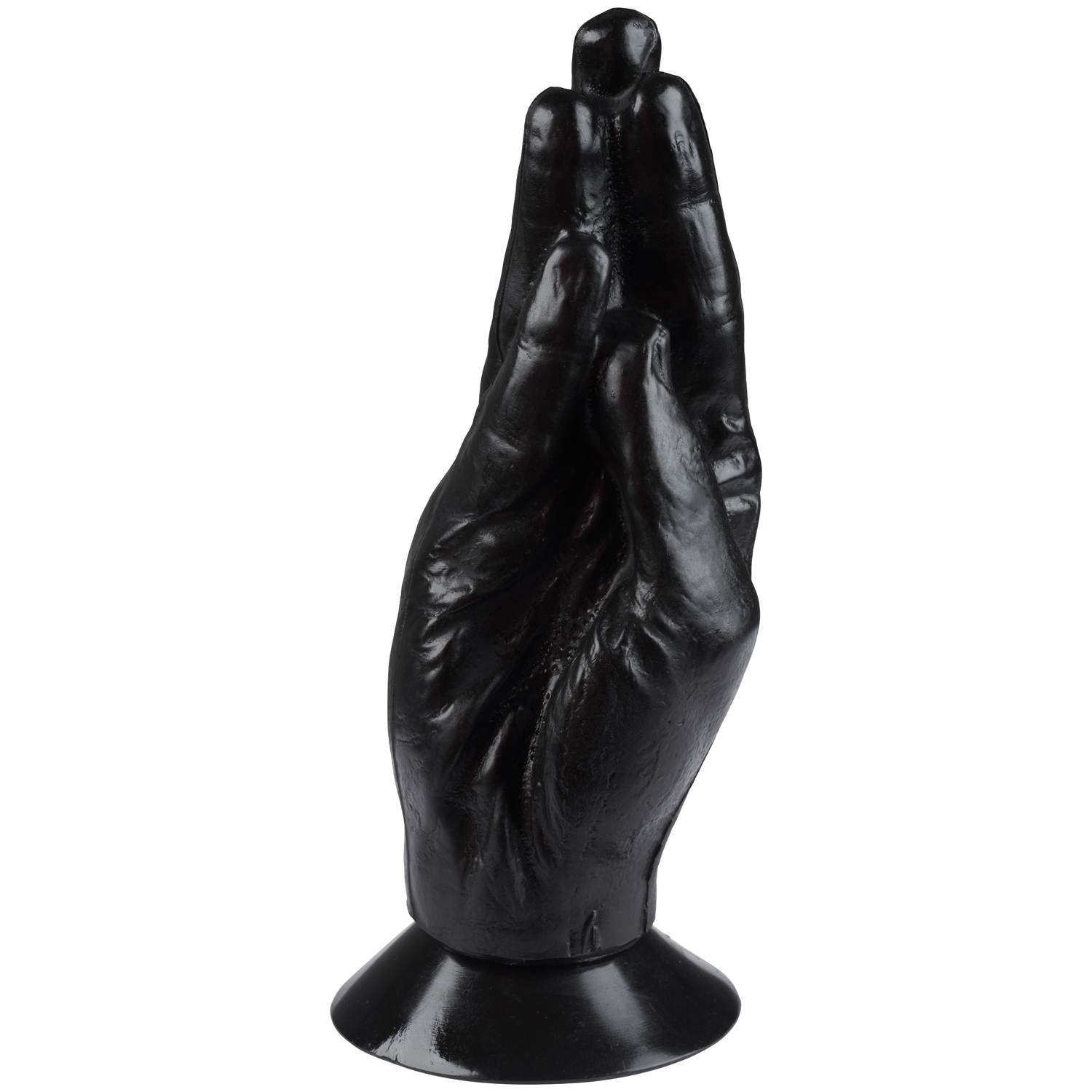 Mister B All Black Otto Fisting Dildo med Sugekop 20 cm - Black thumbnail