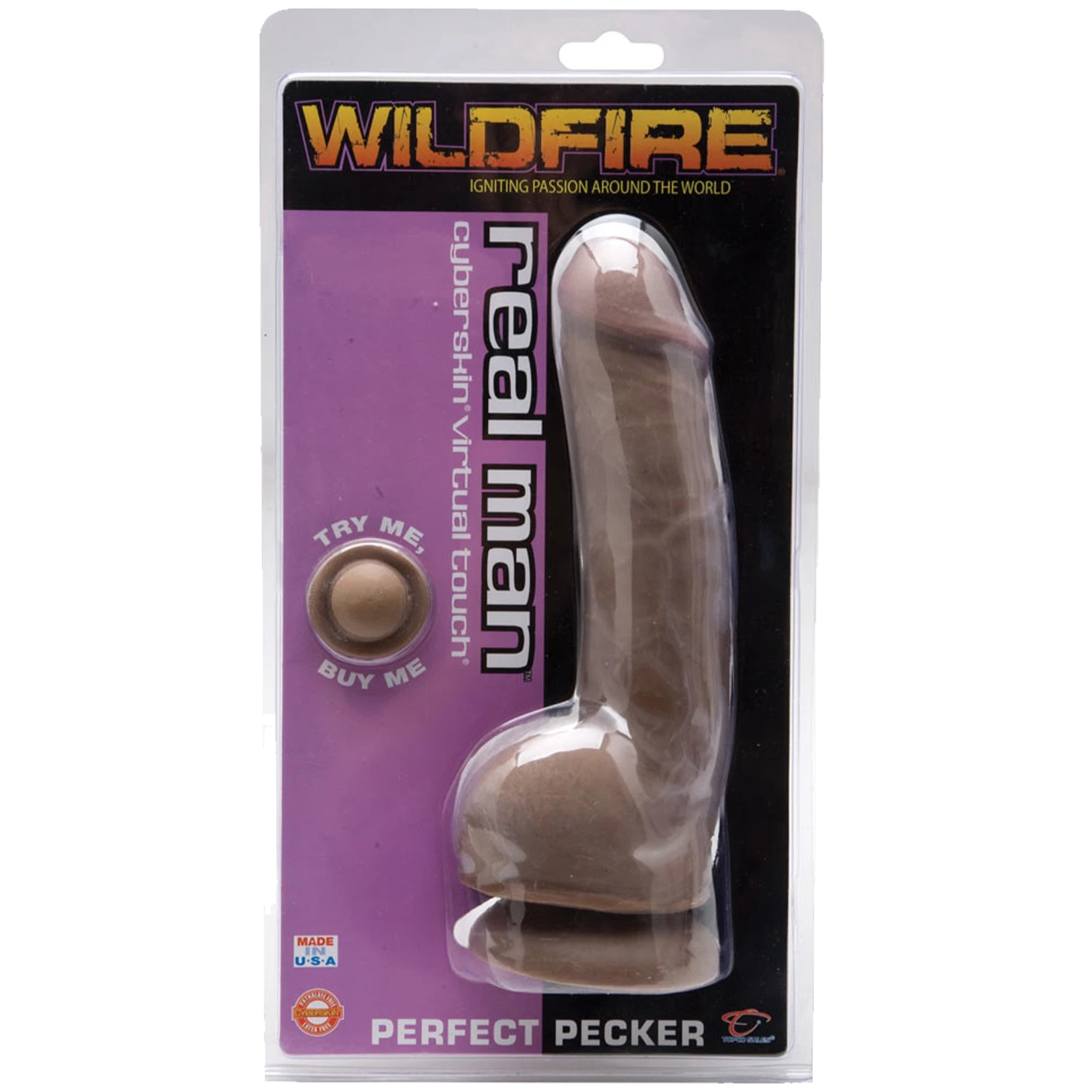 Topco Wildfire Real Man CyberSkin Perfect Pecker Dildo 20 cm 1