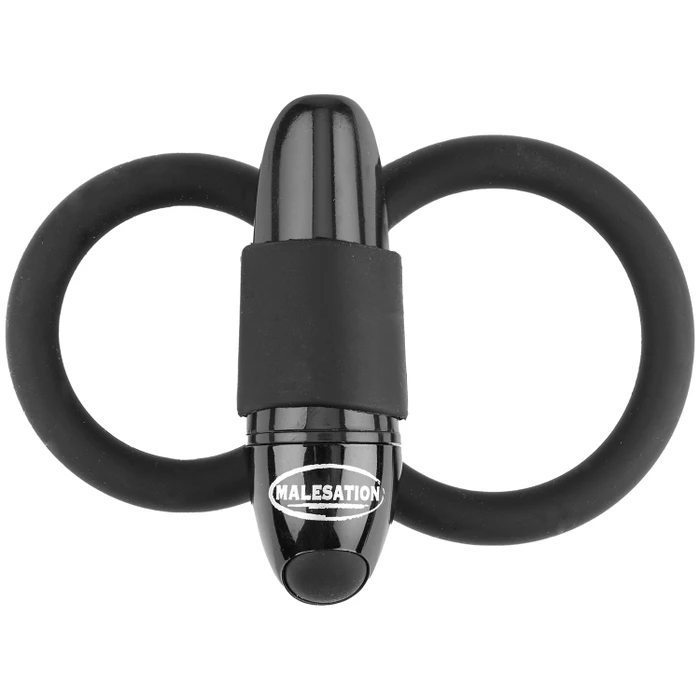 Malesation Double Cock Ring with Vibrator var 1