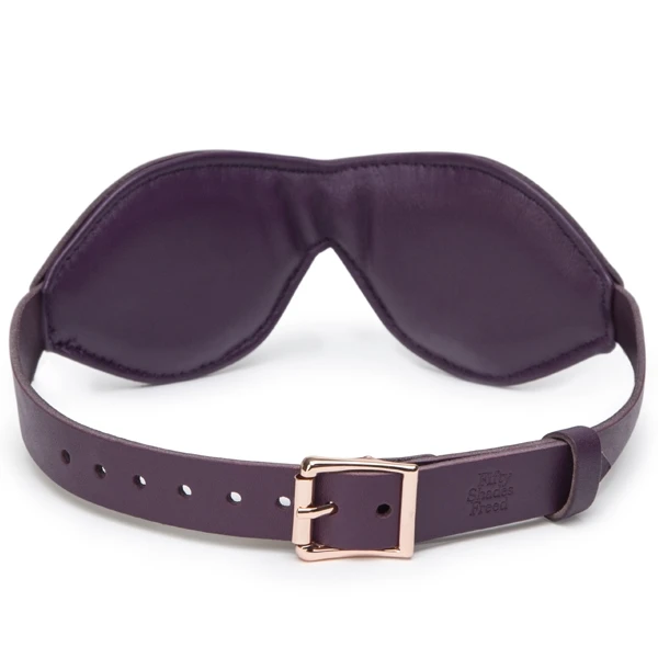 Fifty Shades Freed Cherished Collection Blindfold i Lær 1