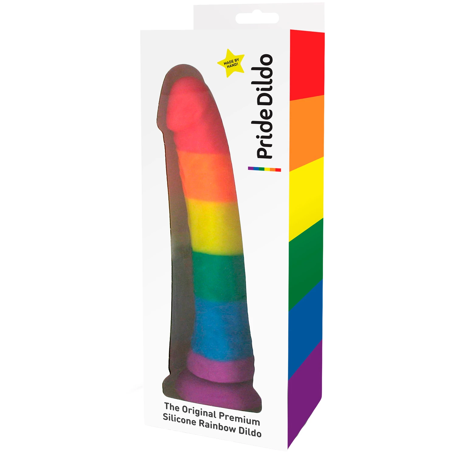 Pride Dildo Original Rainbow Silicone Dildo 1
