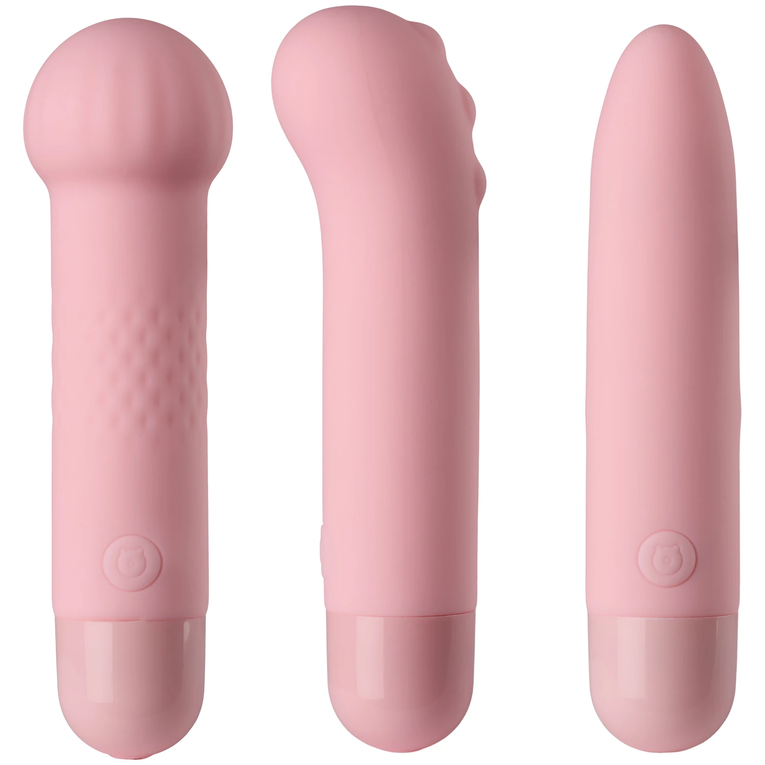 baseks Cute Lovers Set de Mini Vibromasseurs Rechargeables var 1