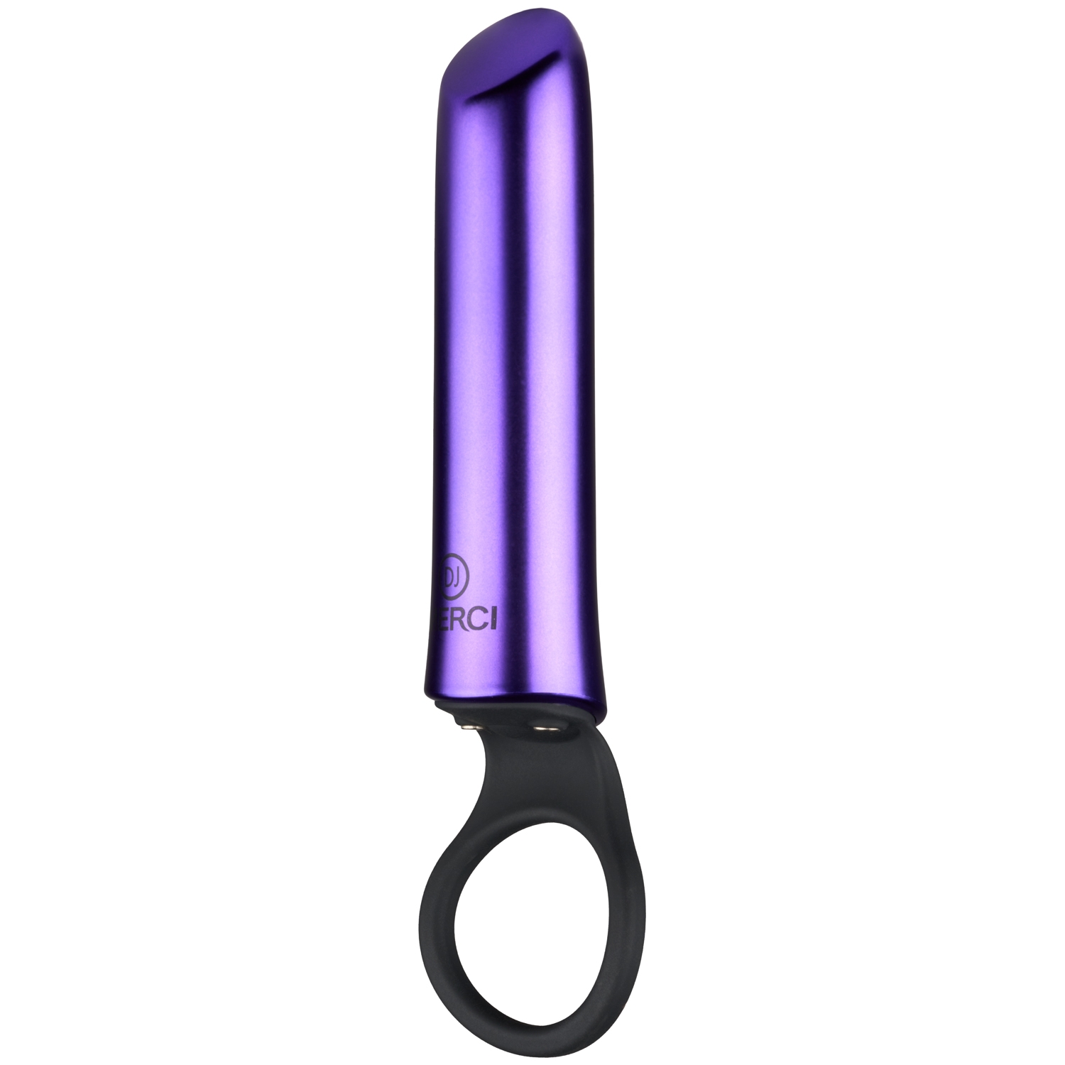 Doc Johnson Merci Power Play Bullet Vibrator med Greppring i Silikon - Lila