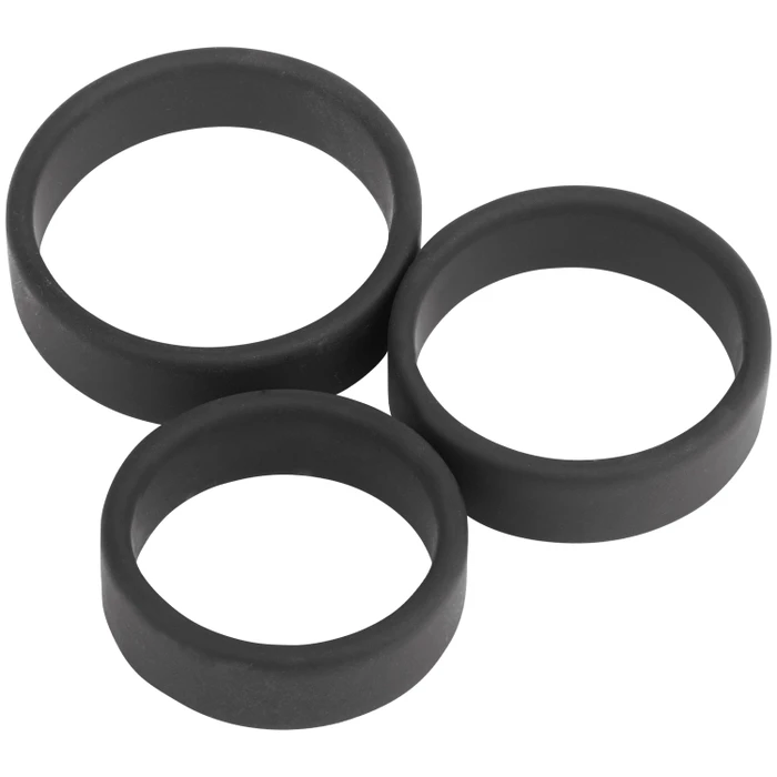 Sinful Premium Silicone Cock Ring Set of 3 var 1