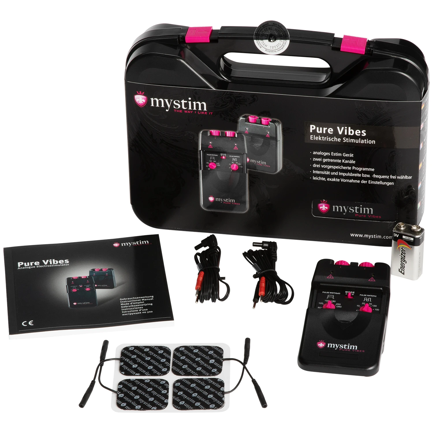 Mystim Pure Vibes Unité de sexe électro analogue var 1