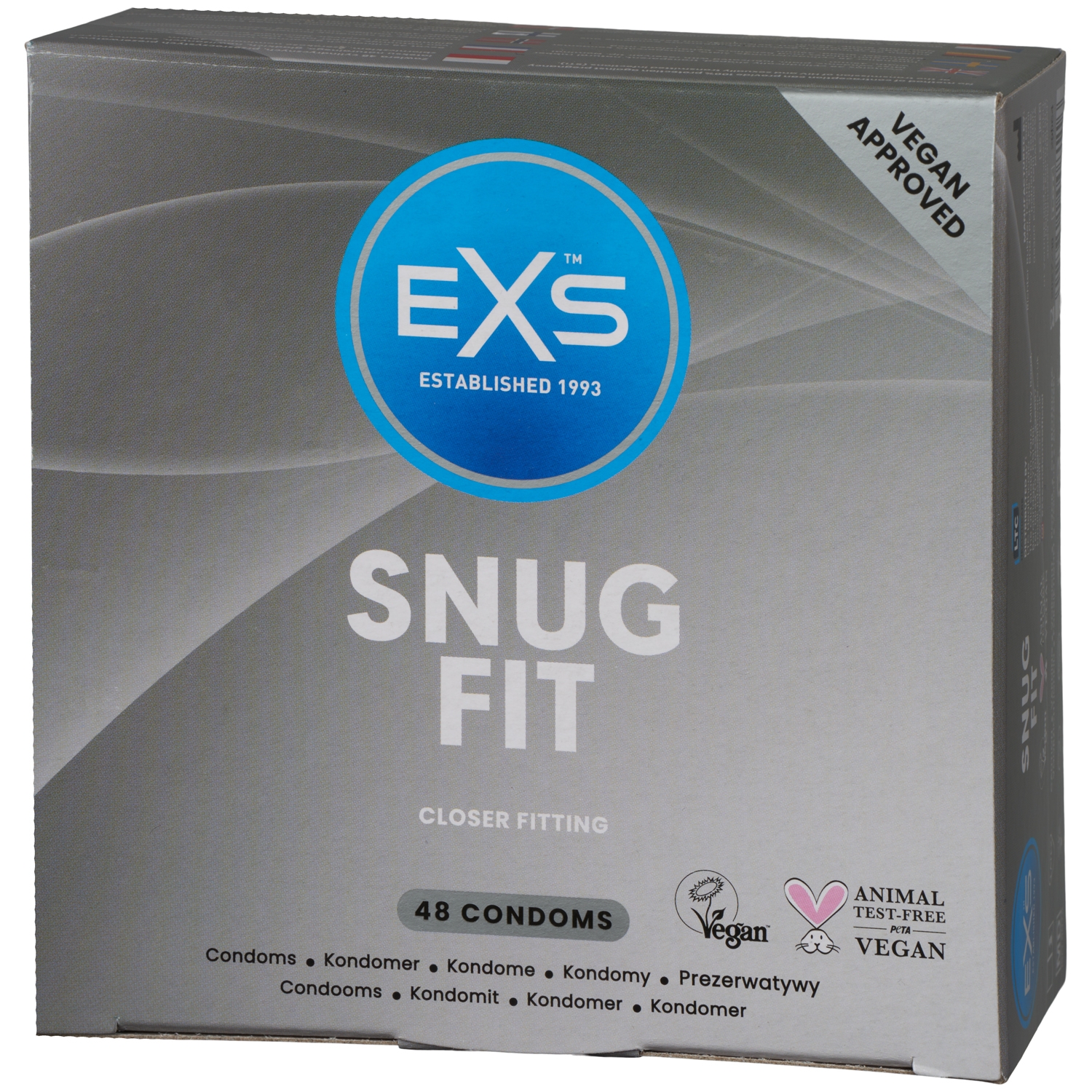 EXS Snug Fit Kondomer 48 stk. - Clear