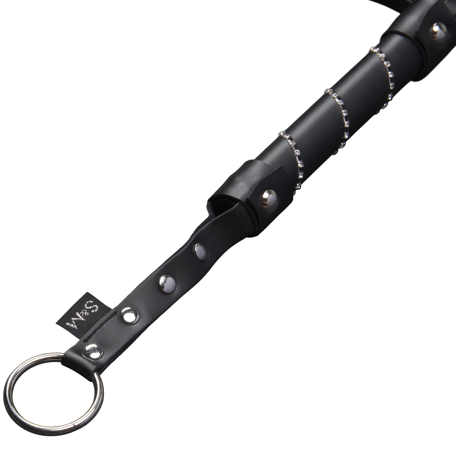 Sex & Mischief Flogger mit Strasssteinen 1