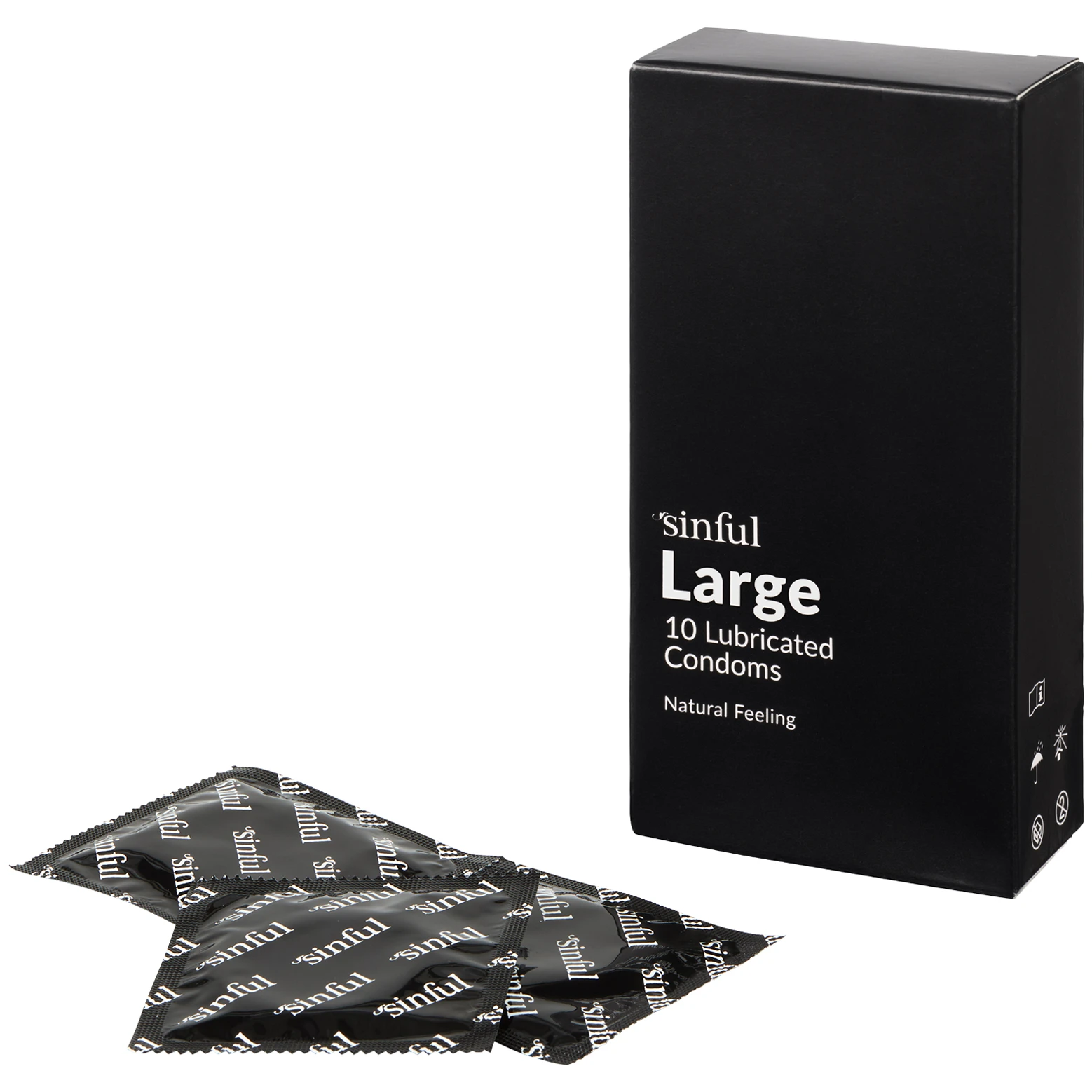 Sinful Large Kondomer 10 stk var 1